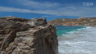 米洛斯岛希腊岩石宁静的